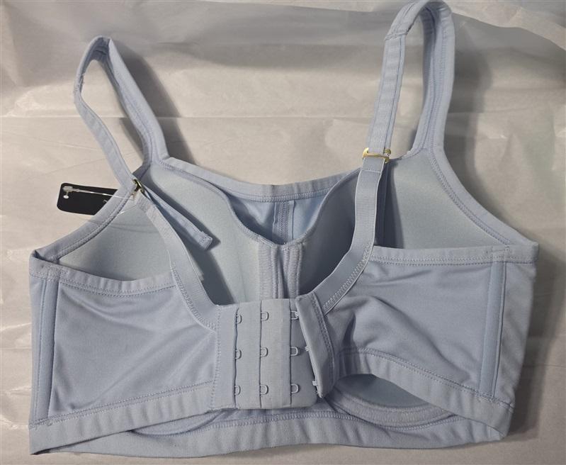 NWT Natori Yogi 36C Yoga Sports Bra 731050 Misty Blue 131064