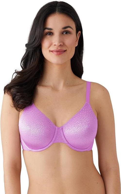 NWT Wacoal 34D Back Appeal Underwire Bra 855303 Blue 131073