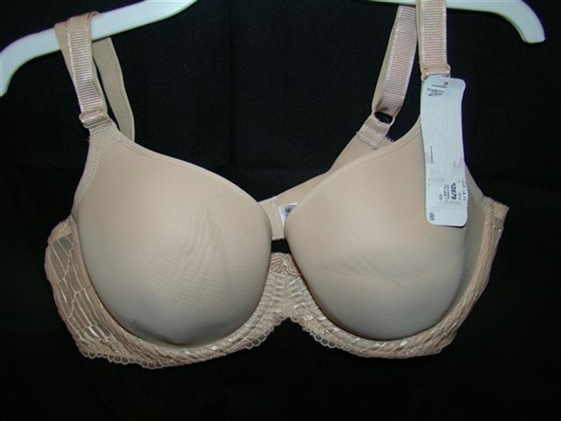 NWT Wacoal La Femme 32H T-Shirt Beige 853117 Underwire Bra 131077
