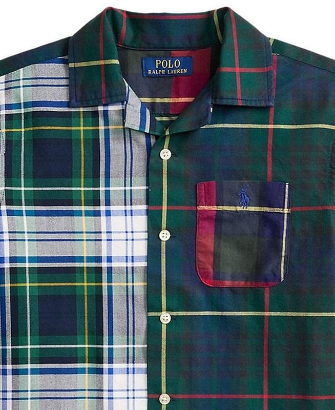 NWT Ralph Lauren XL 18-20 Boys Plaid Oxford Fun Long-Sleeve Shirt 131115