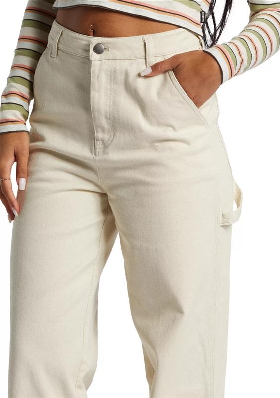 NWT Billabong 28 Collet Carpenter Pants Ivory Jeans 131182