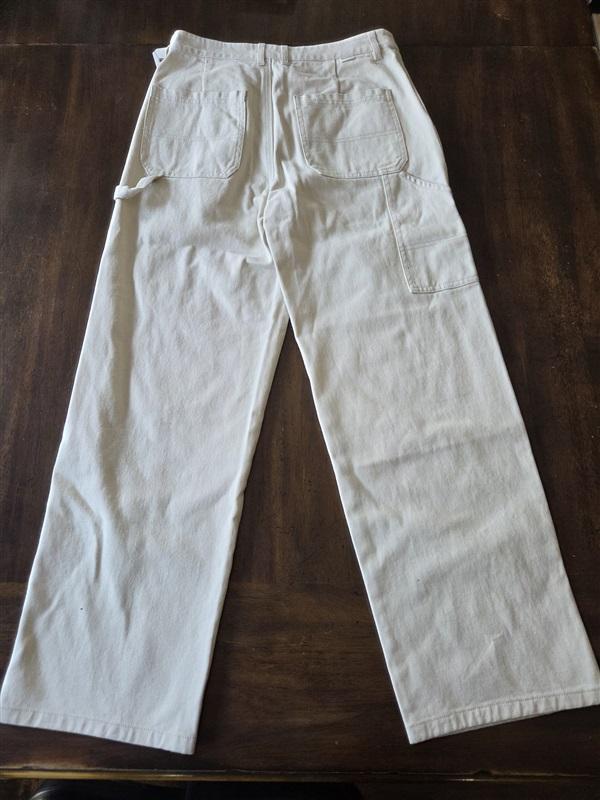 NWT Billabong 28 Collet Carpenter Pants Ivory Jeans 131182