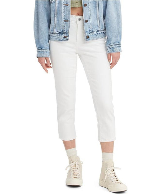 NWT Levis 33 Shaping Skinny 311 Mid Rise Jeans Light White 131183