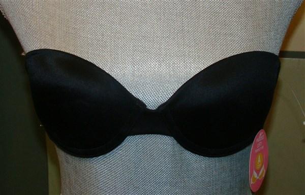 NWOT Maidenform 38C Custom Lift Strapless Bra Black 9455 131205