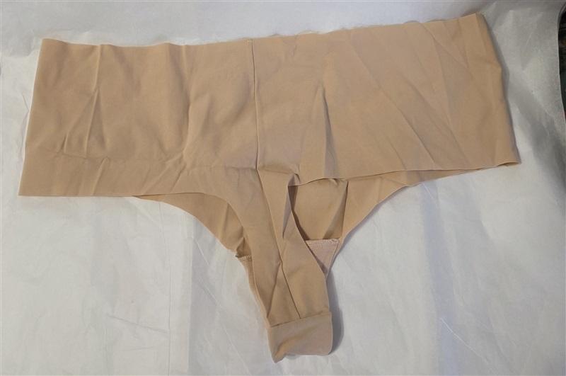 NWOT Cosabella 3X Plus Size Free Cut Micro Thong Panty Beige 131221