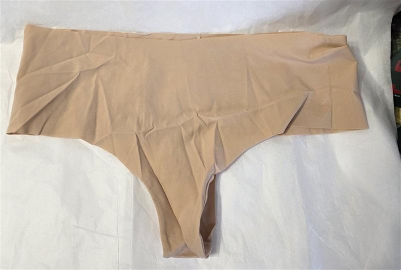NWOT Cosabella 3X Plus Size Free Cut Micro Thong Panty Beige 131221