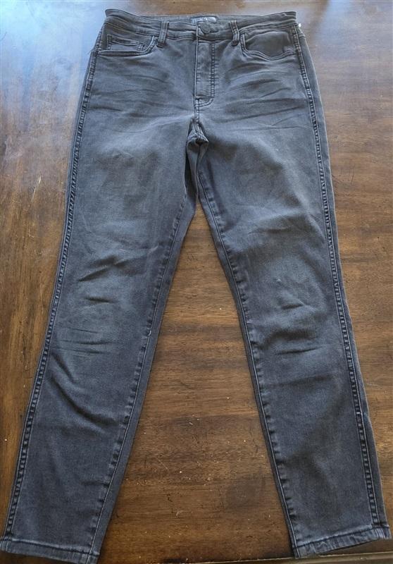 NWOT KUT From Kloth 10 Donna Fab Ab High Waist Ankle Skinny Jeans Black 131245