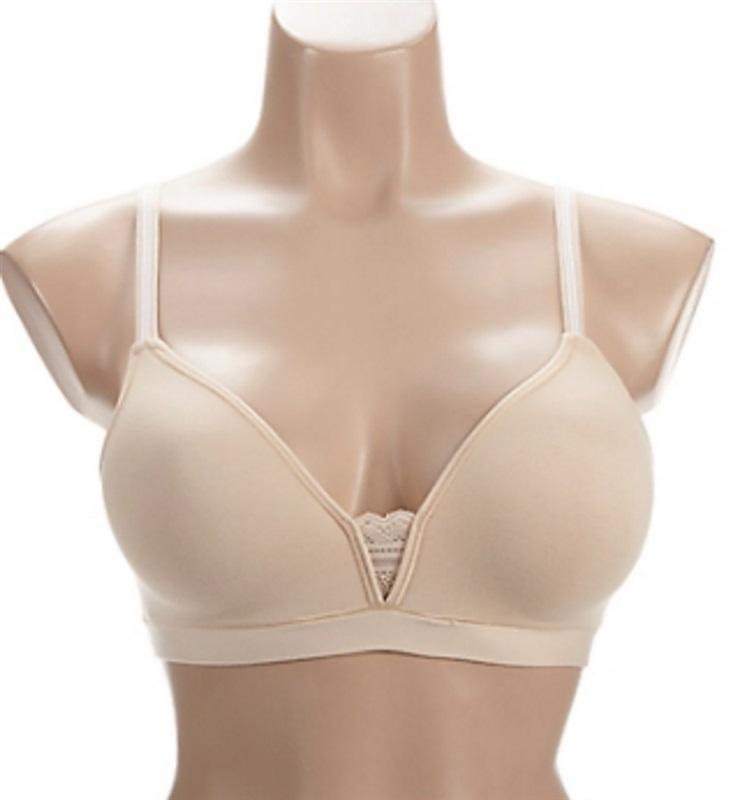 NWT Hanes M Ultimate T-Shirt Bra Wirefree HU26 Beige 131279