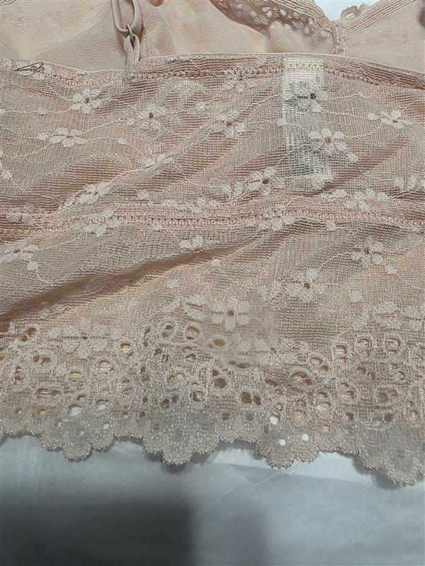 NWOT B.Tempt'd XL Inspired Eyelet Bralette 910219 Pink 131282