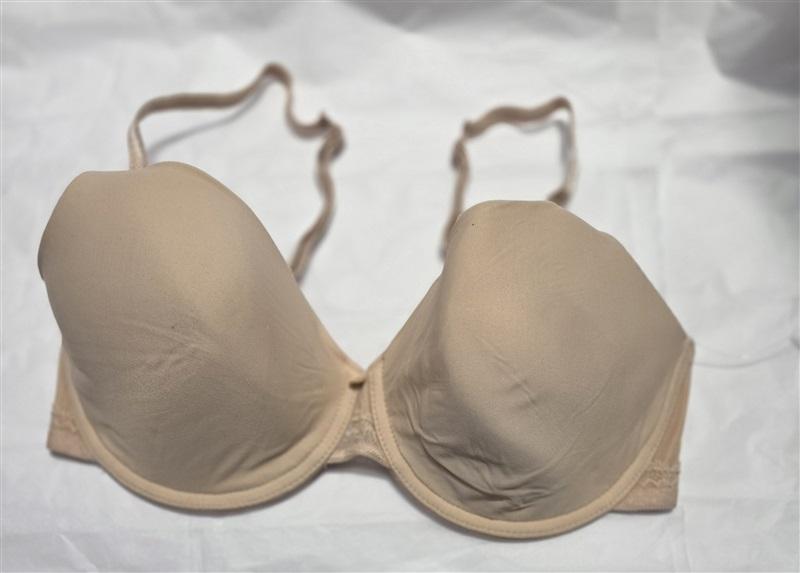 NWOT Chantelle 32DD Soft Flex Sweetheart T-Shirt Bra Pink Beige 131285