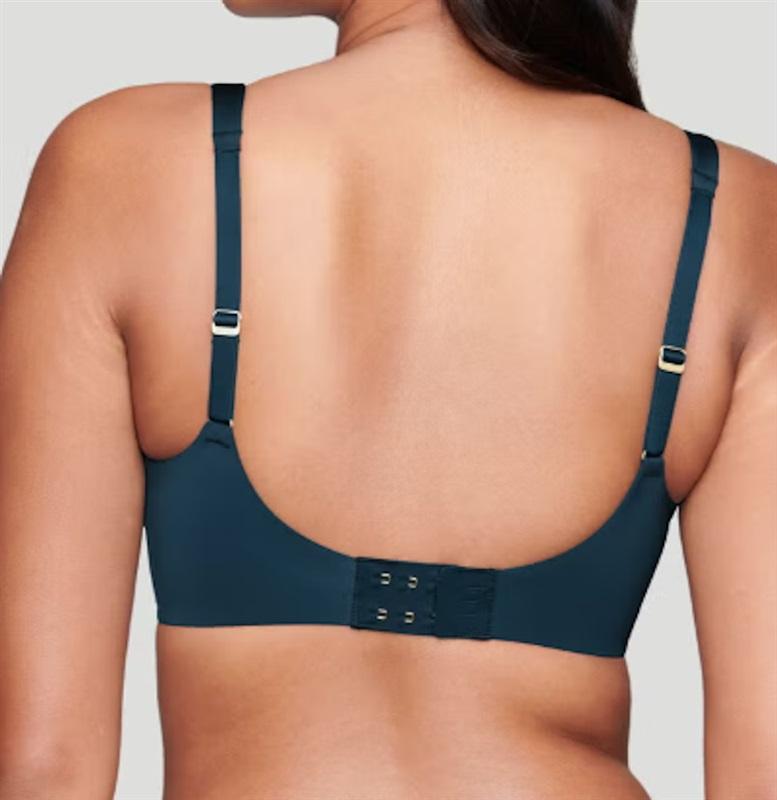 NWT CUUP 34A The Scoop Blue Microfiber Underwire Bra 131291