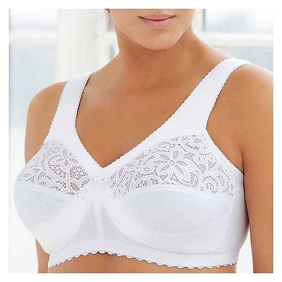 NWOT Glamorise 36D Magic Lift Cotton Full Fig Wireless Support Bra 1001 131299