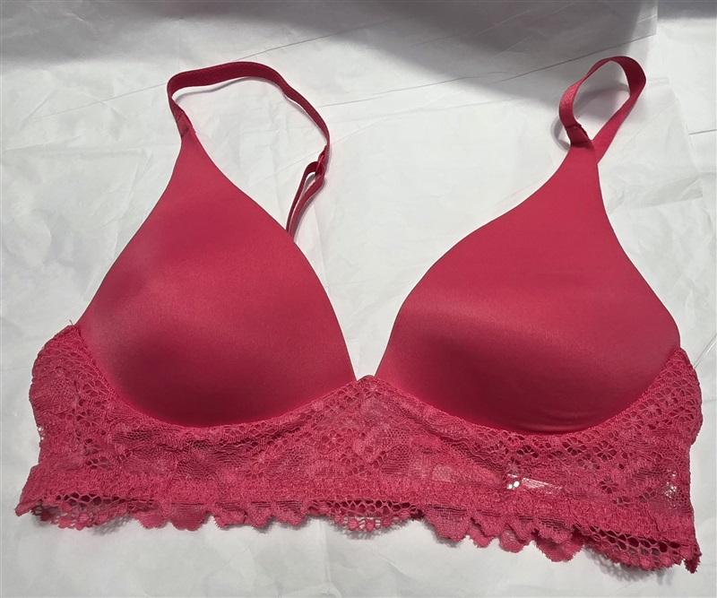 NWOt Parisian XS Cushion Comfort Wirefree Contour Bra Pink 131301