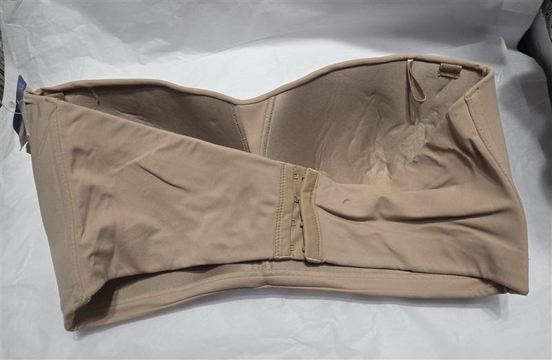 NWTD Warners XL Easy Does It Strapless Wireless Bra RY0161A Beige 131305