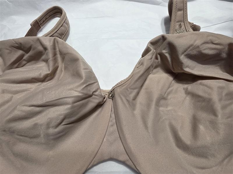 NWOT Bali 36DDD Passion for Comfort Minimizer Underwire Bra 3385 DK Beige 131306