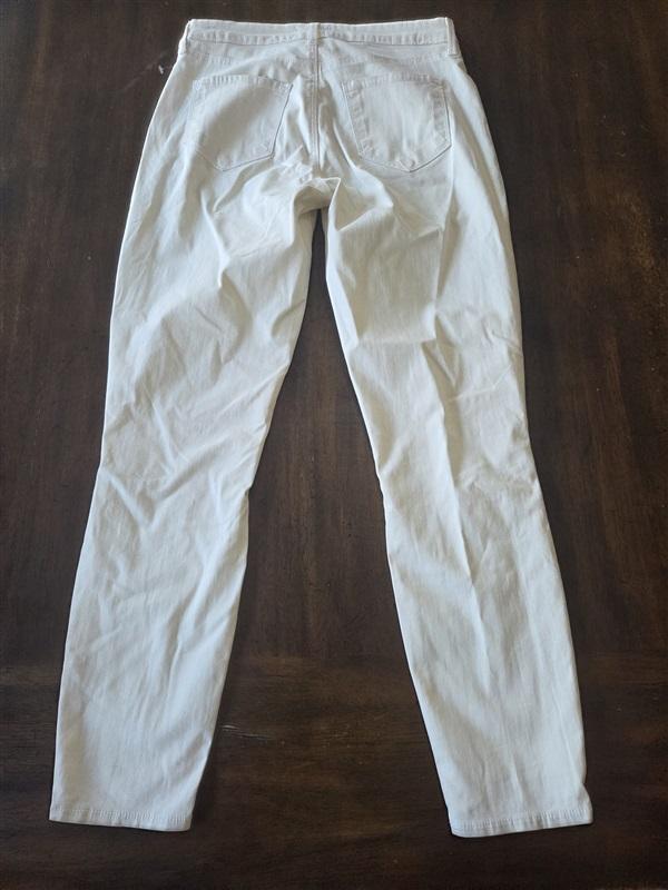 NWOT l'Agence 27 Margot High Rise Skinny Pants Trouser Vintage White 131333