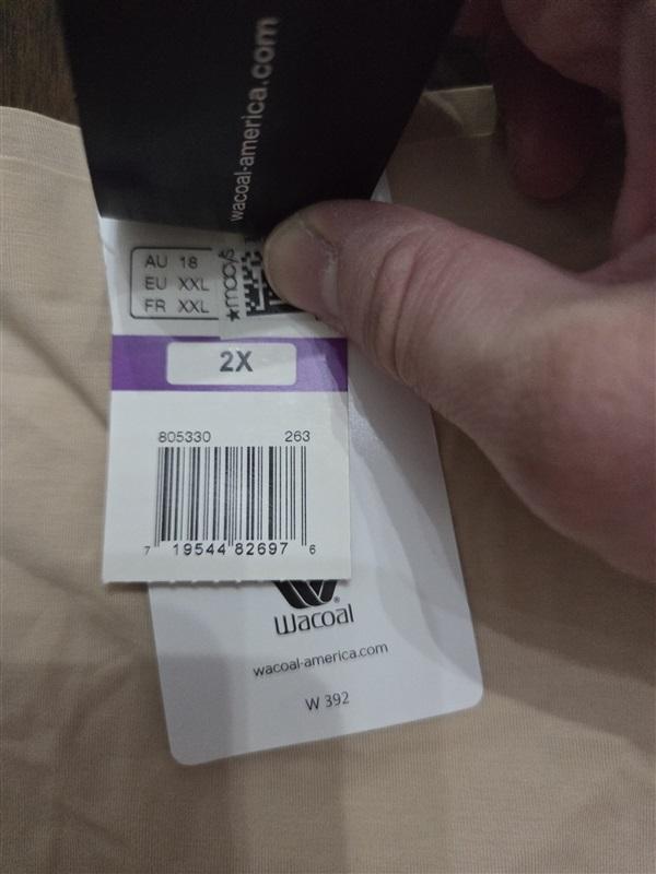 NWT Wacoal 2X Beyond Naked Thigh Shaper 805330 Beige 131335