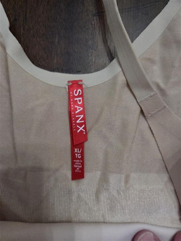 NWOT SPANX XL OnCore Open-Bust Panty Bodysuit 10129r Beige 131354