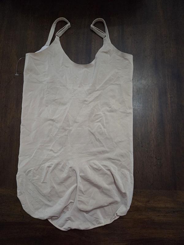 NWOT SPANX XL OnCore Open-Bust Panty Bodysuit 10129r Beige 131354