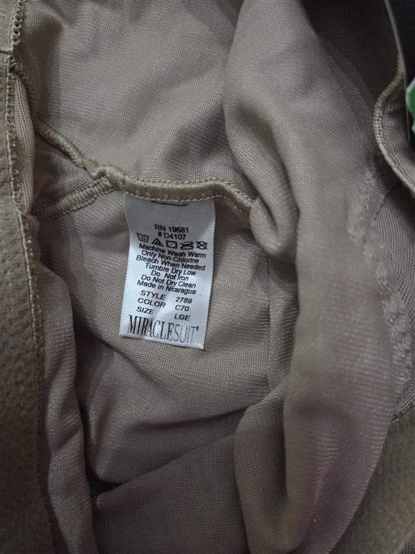 NWT Miraclesuit L Hi-Waist Thigh Slimmer 2789 Beige 131359