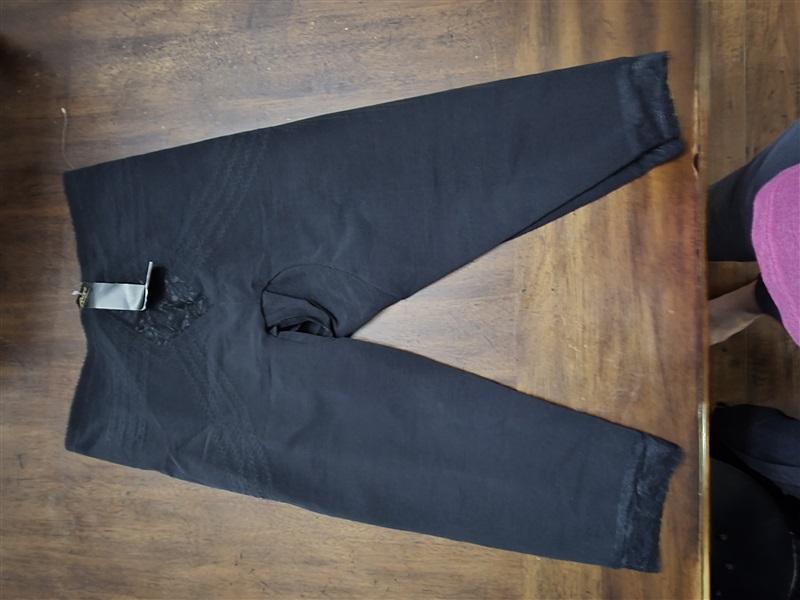 NWT Rago 4x Capri Pant Liner Power Mesh Fabric Extra Firm 6269 Black 131366
