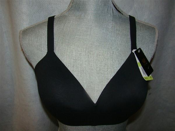 NWT Wacoal 36B How Perfect Soft Cup Bra 852189 Wirefree Black 131379