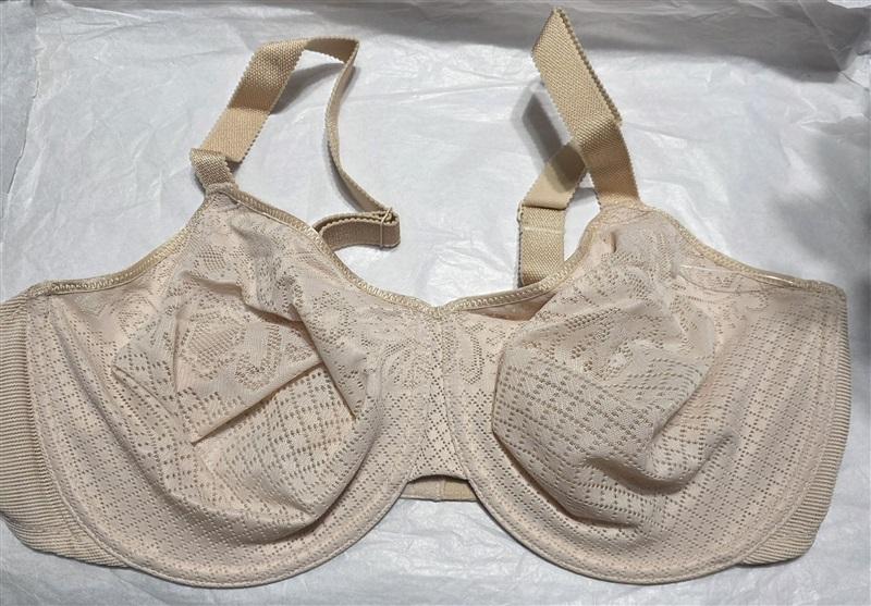 NWT Wacoal 42D Visual Effects Minimizer Bra 857210 Beige 131393