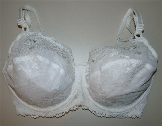 NWT Wacoal 38D Embrace Lace Underwire Bra 65191 White 131399
