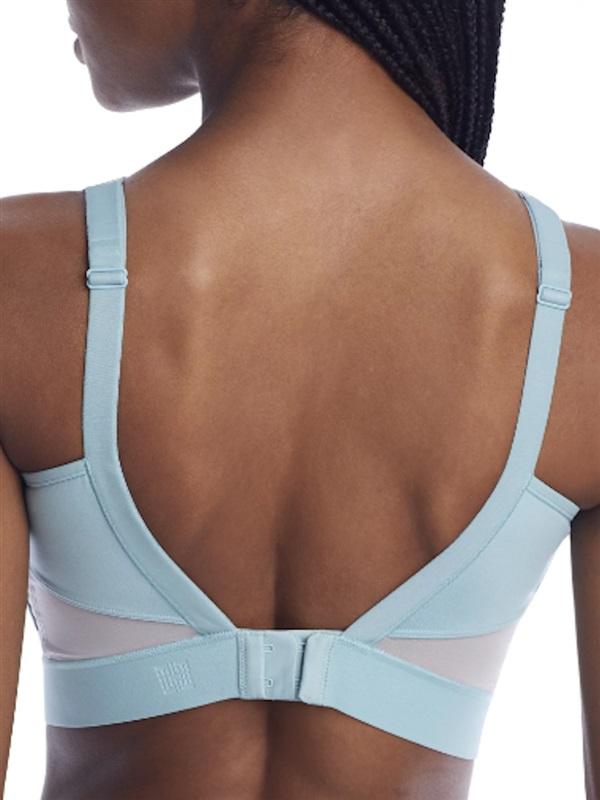 NWT Natori 36D GRAVITY HIGH IMPACT UNDERWIRE SPORTS BRA 752201 Blue Gray 131405