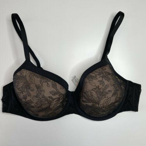 NWOTD Soma 32D Lightest Lift Modern Coverage Bra Black 131409