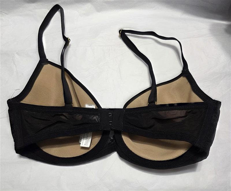 NWOTD Soma 32D Lightest Lift Modern Coverage Bra Black 131409