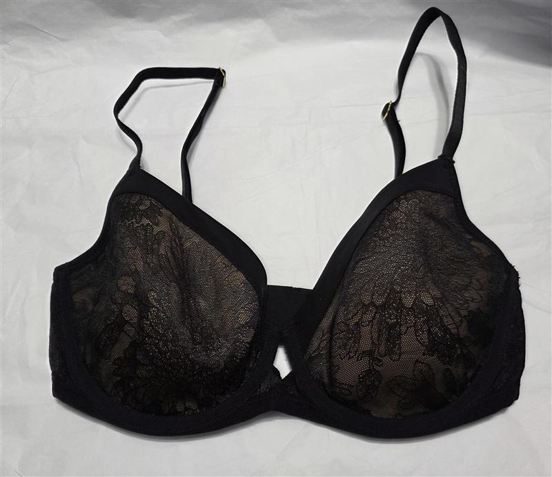 NWOTD Soma 32D Lightest Lift Modern Coverage Bra Black 131409
