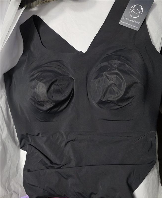 NWT Evelyn Bobbie 2X Defy Bra Shaping Tank Black 131412