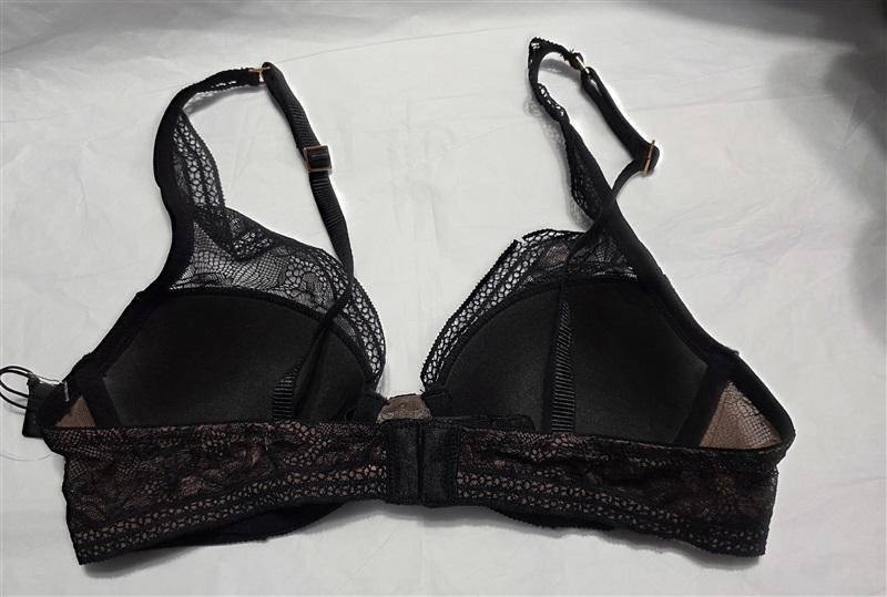 NWT Montelle 34A Enchanted Fashion Mystique Bra in Black/Pecan 9490 131414