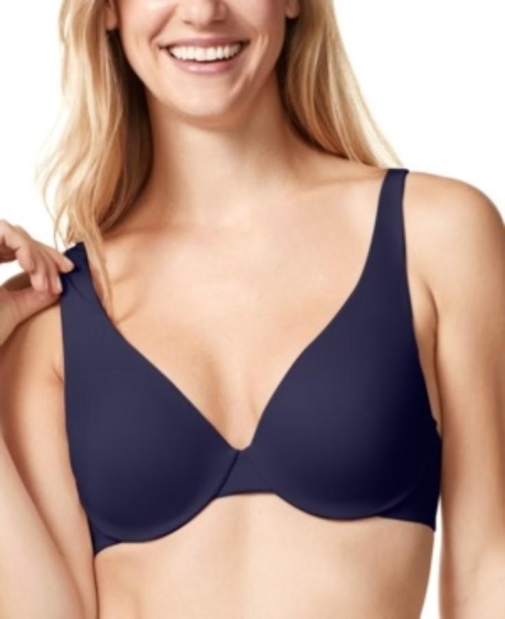 NWT Warners Bra 34D This is Not a Bra Underwire Contour Bra RA4411A Black 131416