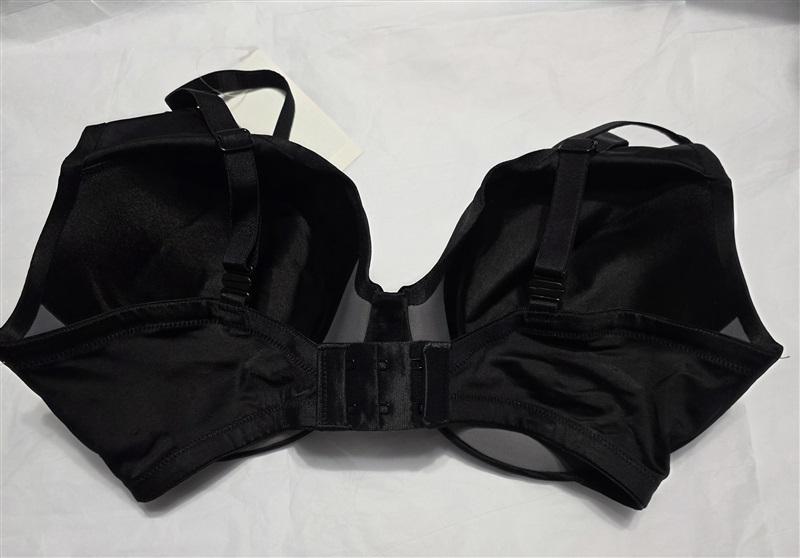 NWT Warners Bra 34D This is Not a Bra Underwire Contour Bra RA4411A Black 131416