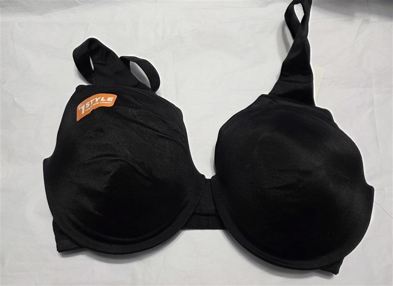 NWT Warners Bra 34D This is Not a Bra Underwire Contour Bra RA4411A Black 131416