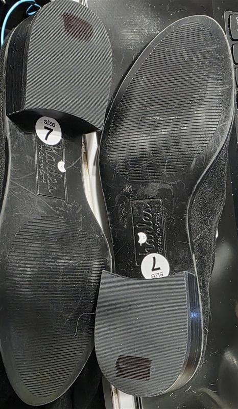 NWOTD Charles David 7 Gammon Black Microsuede Over Knee Slouch Boots 131433