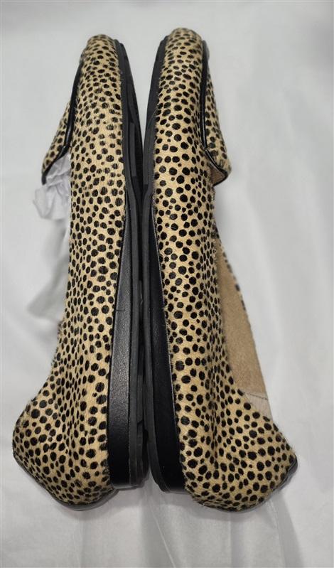 NWOT Me Too 6.5 Anissa Loafer Flat Pony Hair Cheetah Polka Dot Shoes 131436