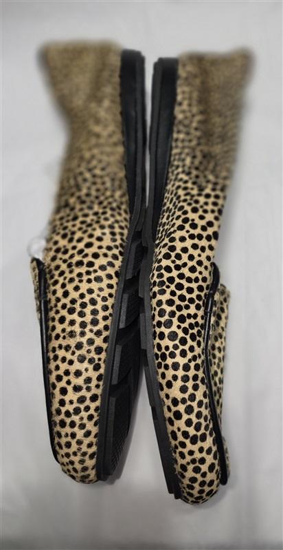 NWOT Me Too 6.5 Anissa Loafer Flat Pony Hair Cheetah Polka Dot Shoes 131436