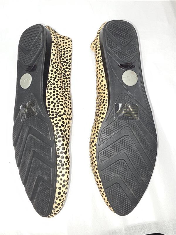 NWOT Me Too 6.5 Anissa Loafer Flat Pony Hair Cheetah Polka Dot Shoes 131436