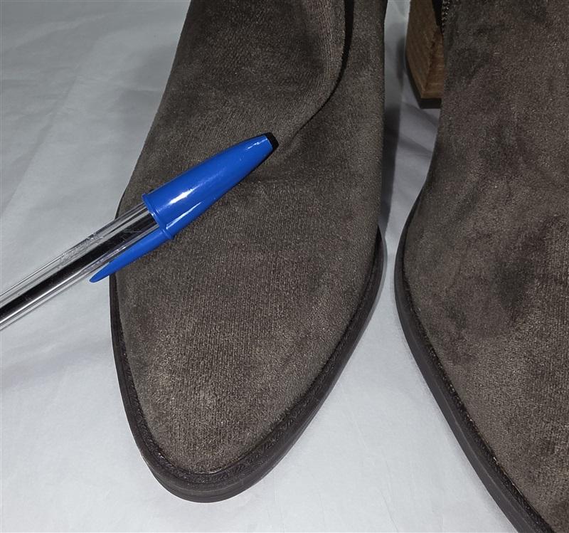 NWOT Dolce Vita 8 Oster Western Ankle Boots Gray Suede 129950