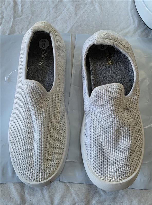 PO Allbirds 8 Lounger Fluff White Casual Flats White 131463