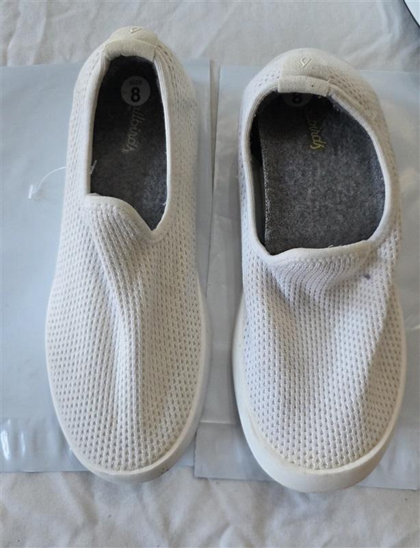PO Allbirds 8 Lounger Fluff White Casual Flats White 131463
