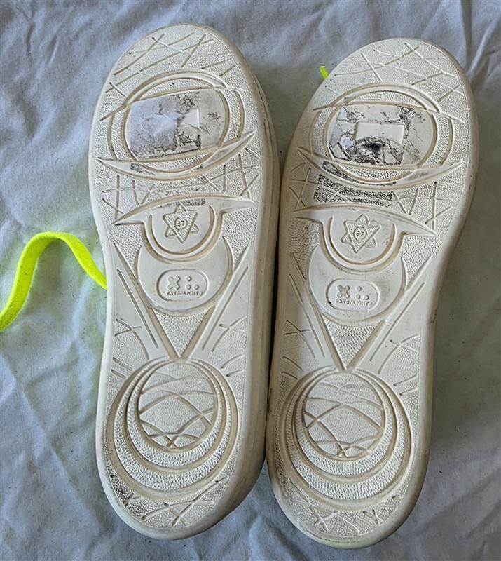 NWOT Camper Neon 6.5 37 Yellow Women's Tennis Shoes Sneakers 131469