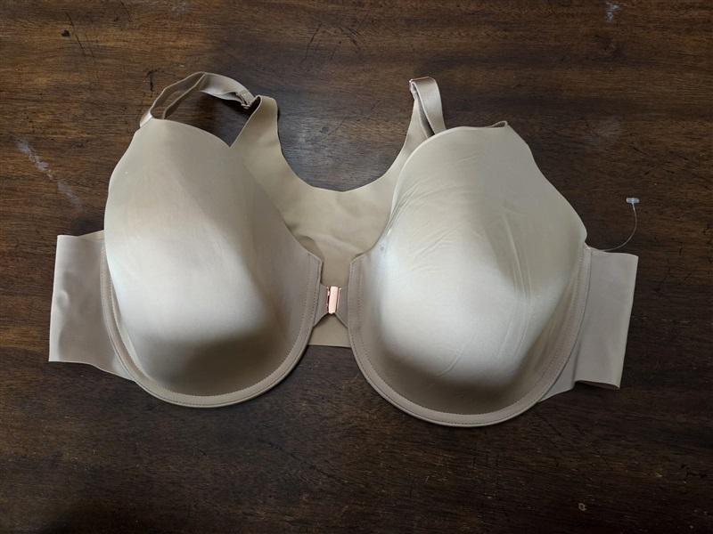 NWT Soma 42C Vanishing 360 Perfect Coverage Front Close Bra LT Beige 131499