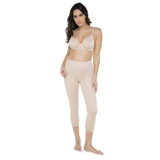 NWOT Miraclesuit SM Flexible Fit Shaper Leggings 2357 Beige 131505