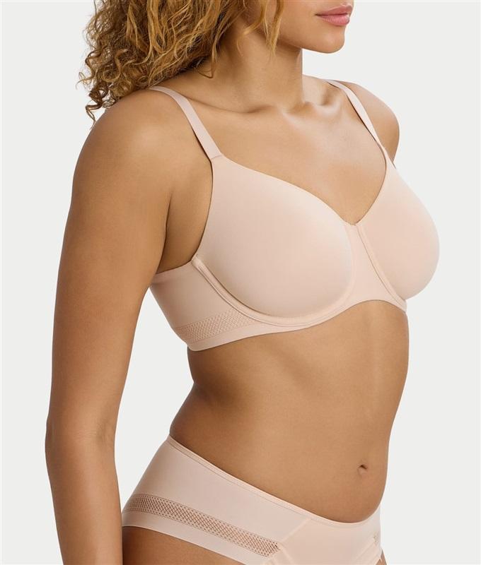 NWT Chantelle 34DDD Easy Bliss Unlined Bra 914m Beige 131508