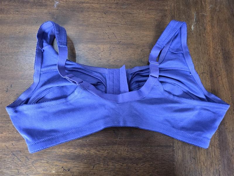 NWOT Comfort Choice 38B Front Closure Cotton Bra Purple 131509