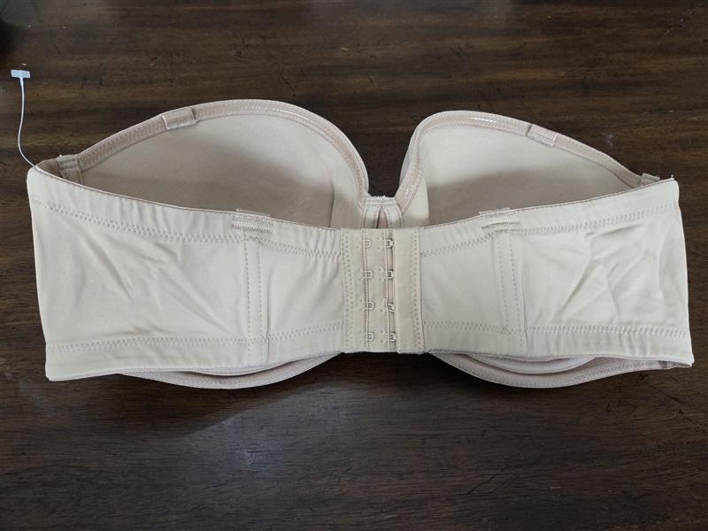 NWOT Comfort Choice 40d Strapless Convertible Bra Beige 131513